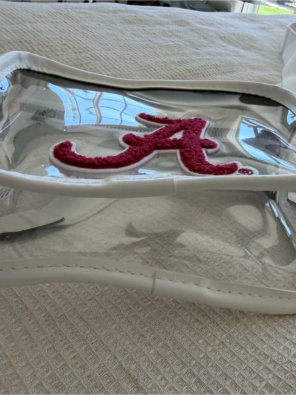 Alabama Clear Crossbody Bag, used 1x high quality - stadium approved - Picture 3 of 8